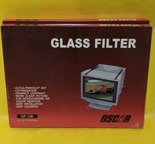 New LOT2 OSCAR 14",15" Enhance Contrast Cut Ultraviolet Ray Monitor Glass Filter