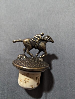 Blanton's Bourbon Horse & Jockey Bottle Top Stopper - ''L'' Single Barrel
