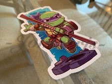 Teenage Mutant Ninja Turtles Donatello Sticker Decal Sign Chibi Movie