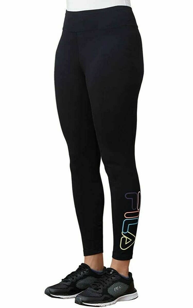 Fila Leggings Donna Alto Nero S