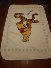 Winnie The Pooh  Tigger Plush Baby /Crib Throw Blanket Luxe