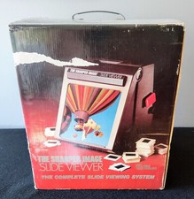 Vintage Sharper Image Slide Viewer System Edit Crop 3x Magnify Slide Editng Rack