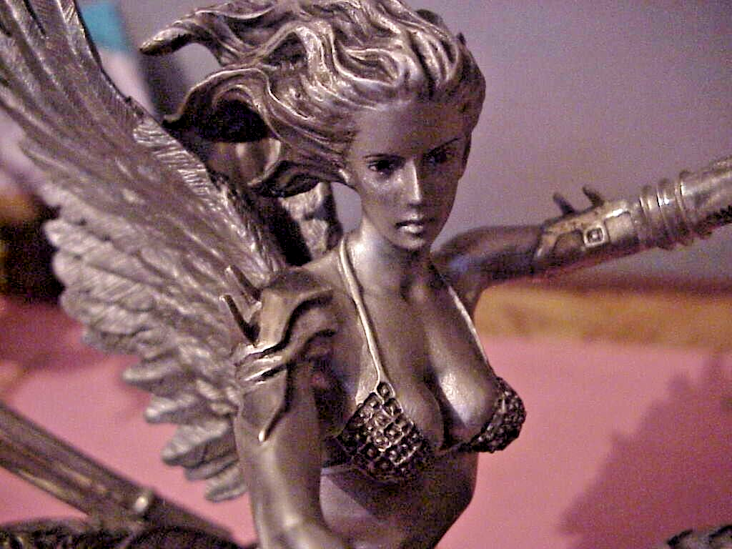 Franklin Mint Julie Bell Temptation Rides artist edition , signed