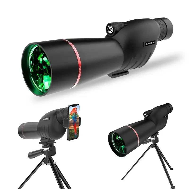 25-75x60 Spektiv mit Stativ für Zielschießen Bogenschießen Vogelbeobachtung Mond - Bild 4 von 4