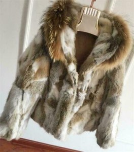 rabbit fur coat ebay