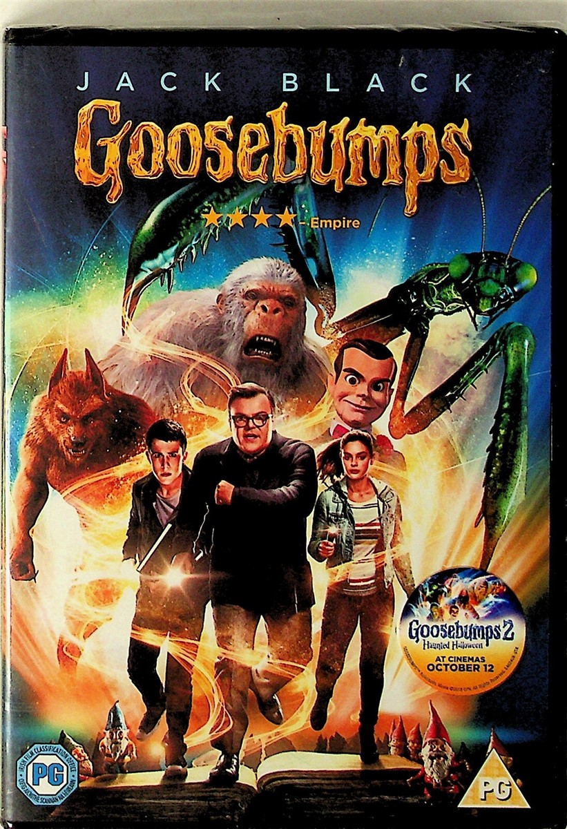 Goosebumps -Horror Comedy DVD -NEW -Jack Black, Dylan Minnette
