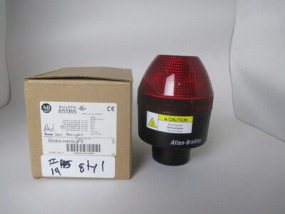 Allen Bradley 855BS-N45SL4 Red Beacon Steady/Flashing new
