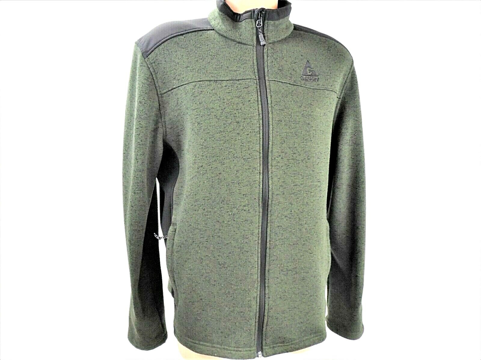 Full Zip Moc Neck Zip Pockets 