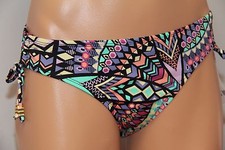 NWT Bar III Swimsuit Bikini Bottom Size XS Kaleidoscope Multi
