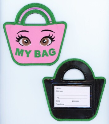 My Bag (Set of 2)Luggage ID Tags Baggage Kappa Eyes Shield Crest Back Pack Alpha