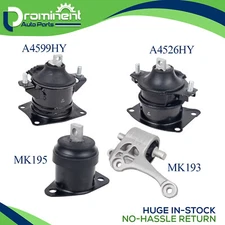 4X Engine Motor & Transmission Mount for 2005-2008 Acura RL V6 3.5L AUTO