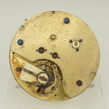 Rare Pocket Watch Movement Men's no fusee duplex chronometer no repeater RAR