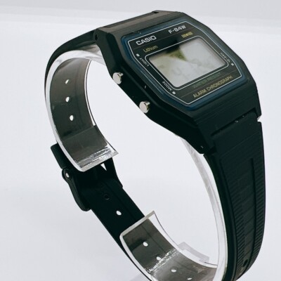 CASIO Watch Standard F-84W-1QJH Black Simple Designed Watch From