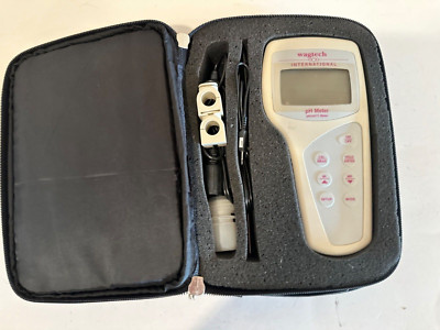 Wagtech Palintest Portable pH/mV/°C Meter Probes Case Water Lab Test Kit
