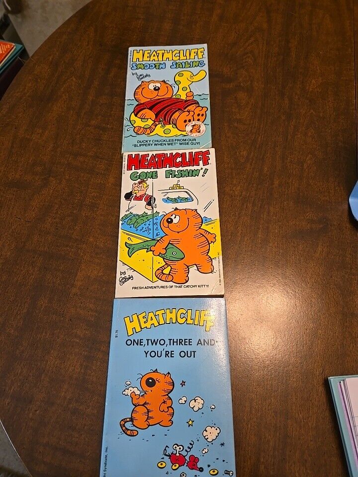 Heathcliff Comic Books Lot of 3 Paperback