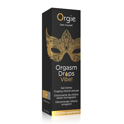 Orgie Orgasm Drops! * Kissable Warming Clitoral Arousal Gel * 15ml/0.5fl.oz