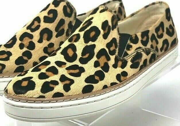 Ugg NWOB Women's 7.5 Keile 1015349 Leopard Calf Hair Slip On Ugg NWOB Women's 7.5 Keile 1015349 Leopard Calf Hair Slip On