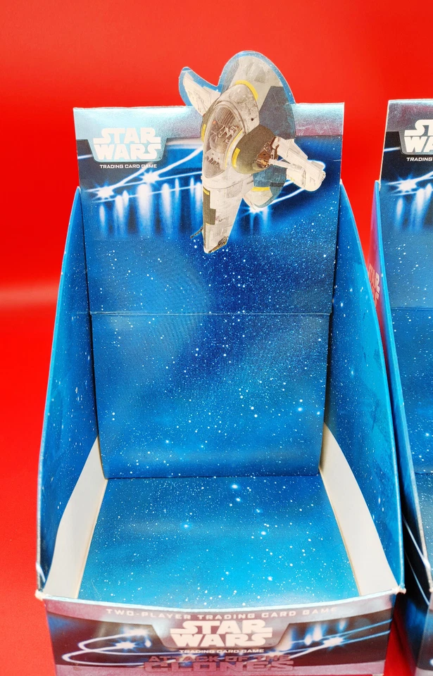 Lote personalizado de tarjetas coleccionables y soporte de exhibición de Star Wars Attack of the Clones Foto 4 de 4