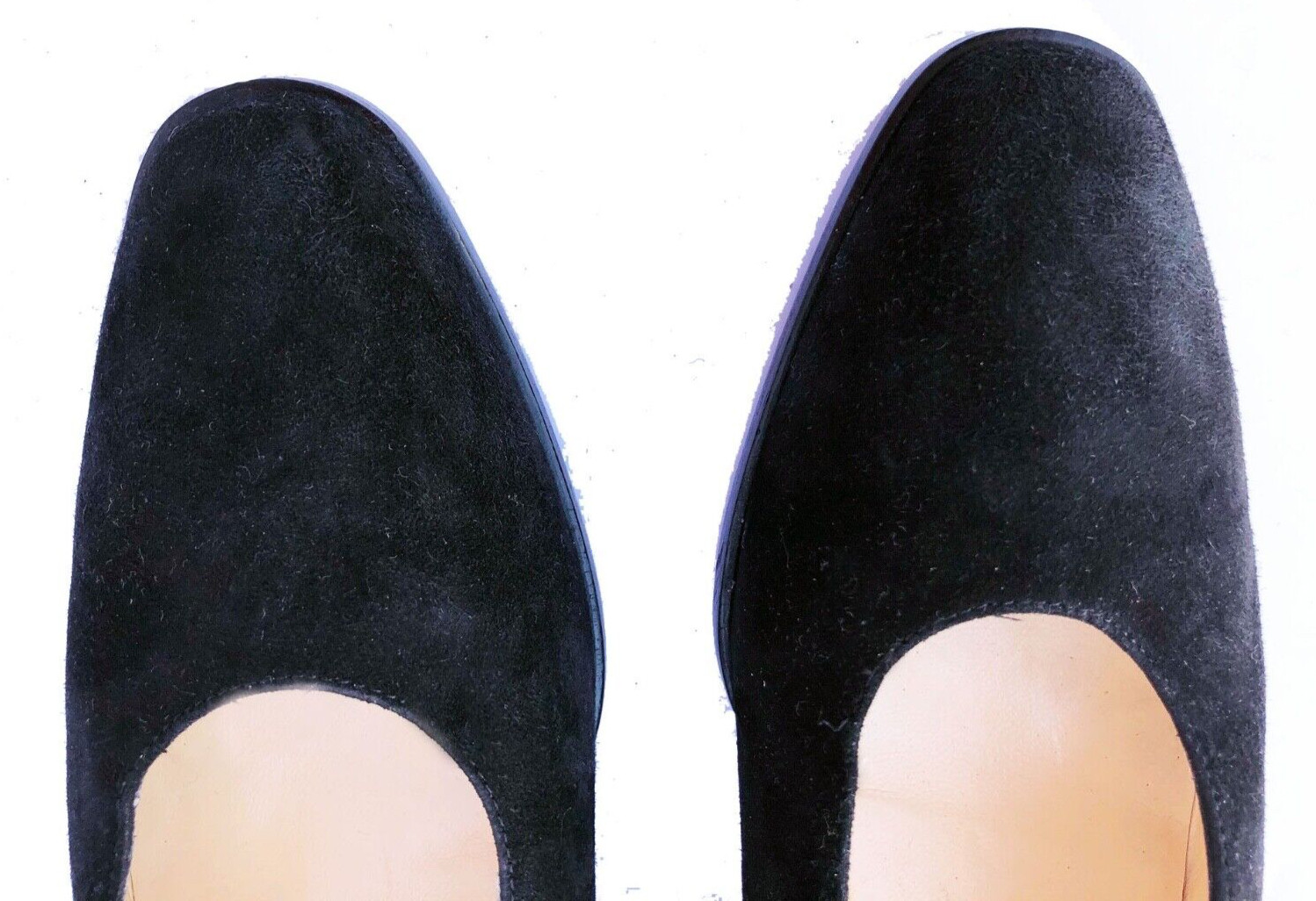 Mules Hobbs Marilyn Anslem En Daim Rose Vif - Taille 37 - Talon 2 Pouces - Occasion