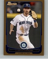 2012 Bowman Dustin Ackley 143 Seattle Mariners Gold