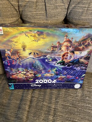 Schmidt Spiele 59479 Thomas Kinkade Disney The Little Mermaid Jigsaw Puzzle