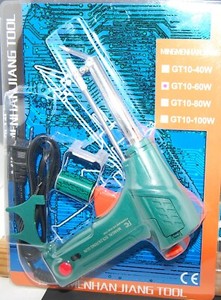 Soldering gun.  60W Automatic Feed Handheld Soldering Gun Kit