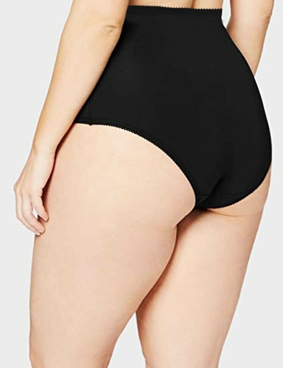 6 Pack Ladies Briefs Maxi, 100% Cotton Full Comfort Fit Underwear, Size 4-24