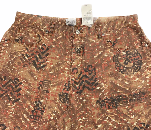 Pantalones Chicos Mujer Talla 16 Chicos 3 Makin Tracks Azteca Suroeste Bota Pantalón - Imagen 2 de 7