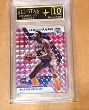 2019-20 Panini Prizm Mosaic Hall Of Fame Wilt Chamberlain - All-Star Grading 10