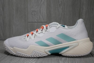 New Adidas Women's Barricade Parley Tennis Shoes White Blue GX6417 Size 9 |  eBay