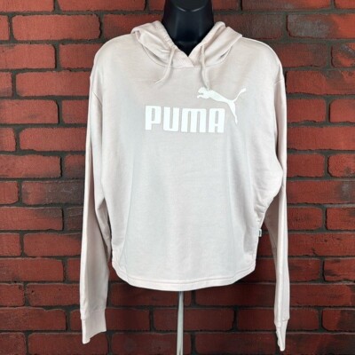Puma Girls Medium Pink Pullover Hoodie   Casual, Sporty, Cozy