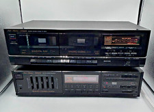 Fisher Reciever RS-881R & Double Cassette Deck FM/AM CR-W881A Fully Tested Works