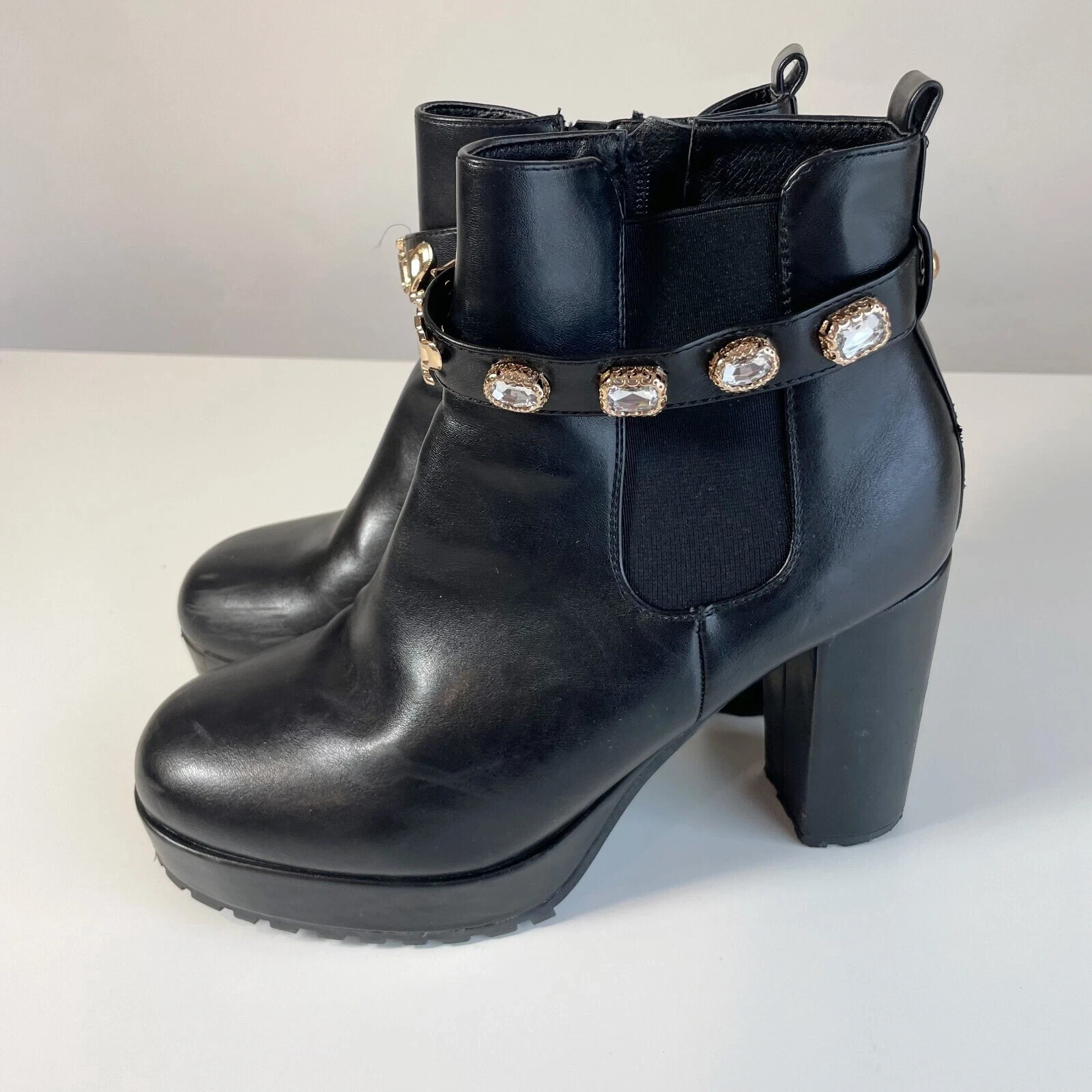 Juicy Couture Python Leather High Heel Ankle Boot… - image 4