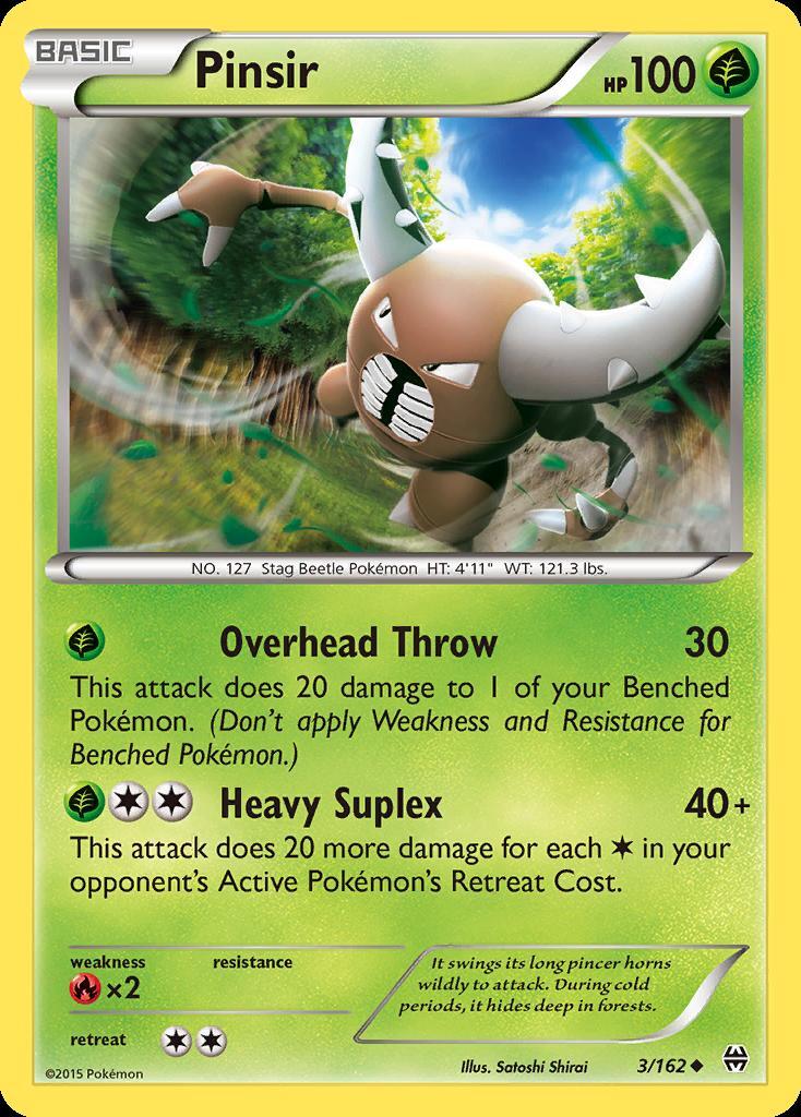 Pokemon Pinsir (3/164) BREAKthrough LP