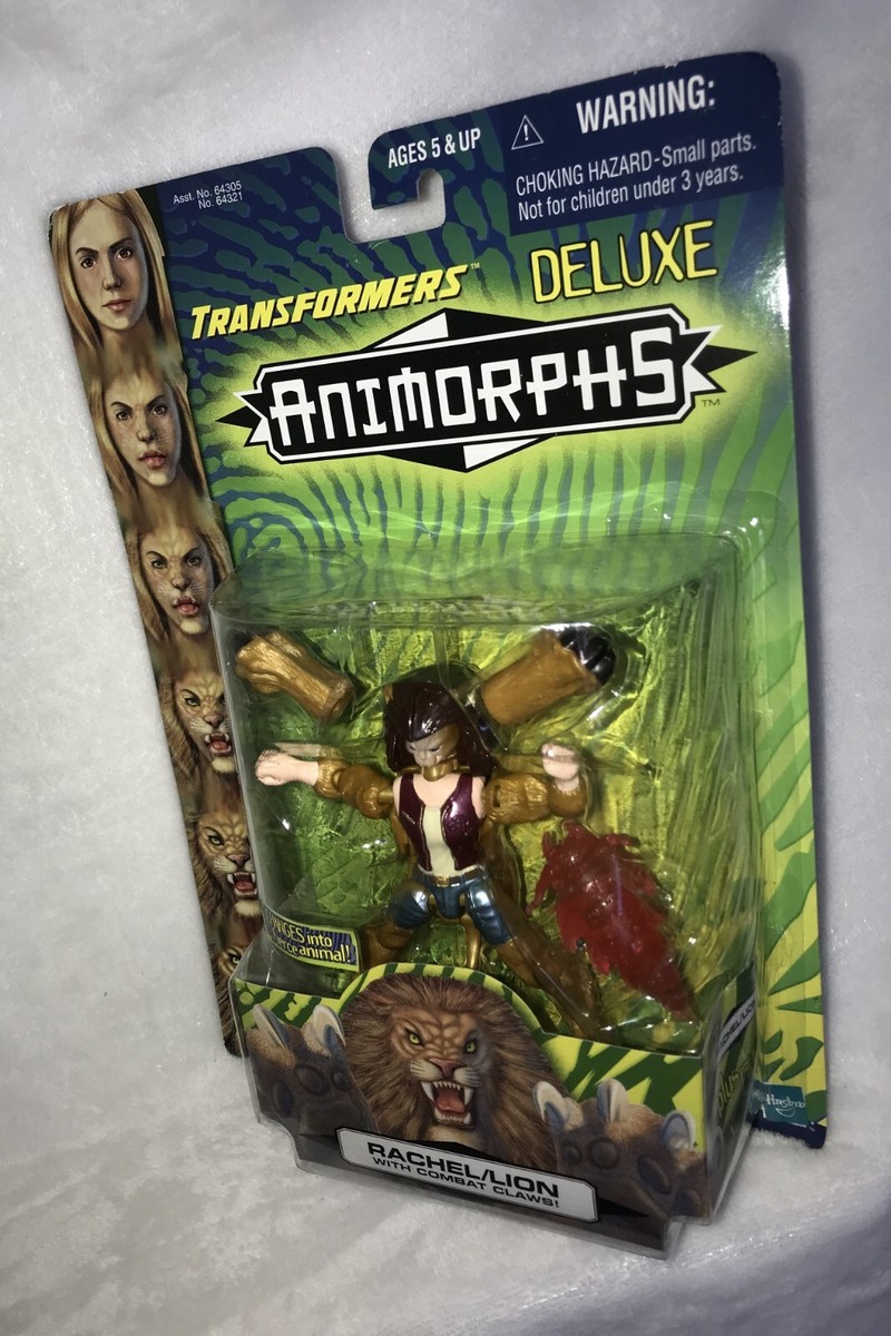 New VTG 1998 Hasbro Transformers Deluxe Animorphs Rachel / Lion