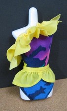 MNT 1985 Vintage TROPICAL BARBIE Doll FLORAL Swimsuit Hawaiian One Shoulder