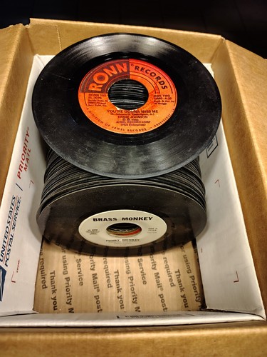 Huge Lot Of 100 45RPM Records / Rare / Vintage Vinyl