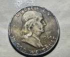 1969 Franklin Silver Dollar.  Tonning