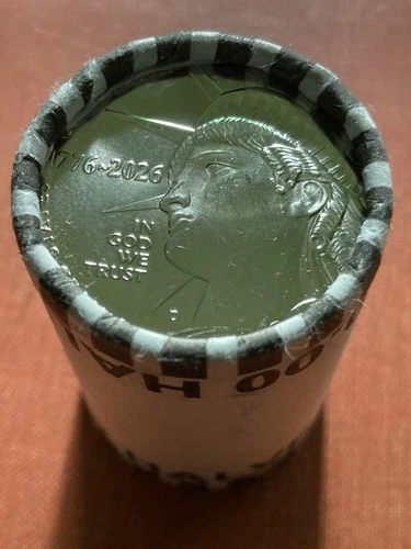 2026-D Gem BU Roll of Semiquincentennial  Half Dollars- No Reserve & No Shipping