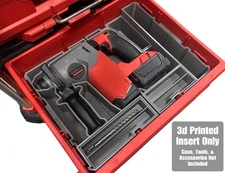 TOOLCRAFT3D Insert for Milwaukee Packout and M18 Hammer Drill (Insert Only)