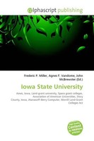 Frederic P. Miller (U. A.) | Iowa State University | Taschenbuch | Englisch