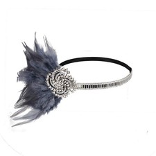 1920s Accessories Flapper Headband Art Deco Roaring 20's Headpieces for Women...