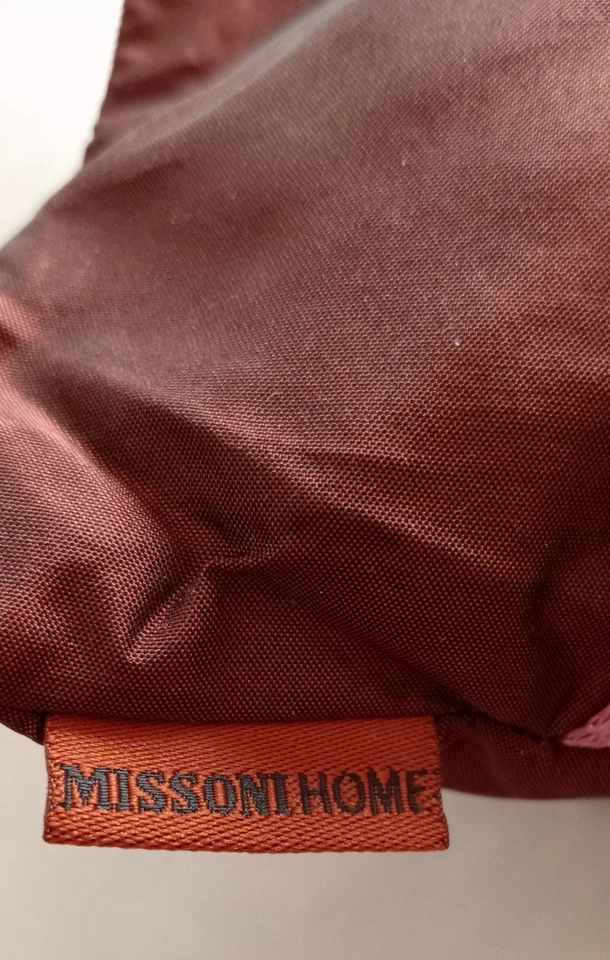 MISSONI HOME KISSENBEZUG 60x60cm SEIDENMISCHUNG FRANSEN PAMIR T28 - Bild 4 von 4