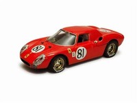 1:43 Best Ferrari 250Lm #81 Daytona 1968 Piper Gregory Red BE9266 Modellbau