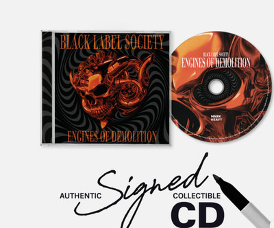 Autographed Zakk Wylde BLack Label Society Engines of Demolition Autographed Zakk Wylde BLack Label Society Engines of Demolition