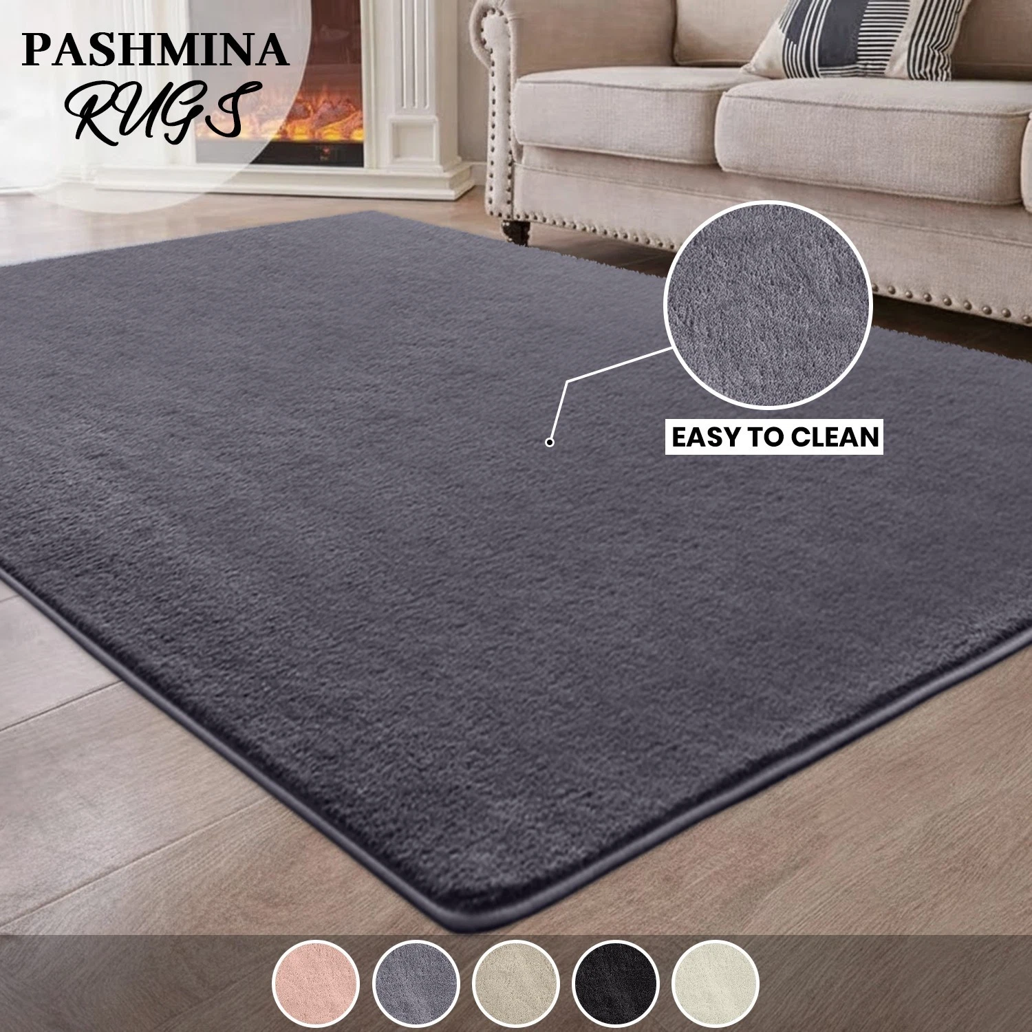 Luxury linen curtain view 1