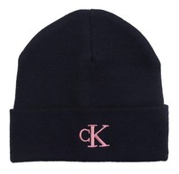 Calvin Klein - StrickmÜTze MÜTze Monogram Beanie - Schwarz - One Size - Neu