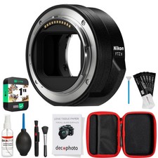 Nikon 4264 FTZ II Lens Mount Adapter for F-Mount to Z-Mount w/Accessories Bundle