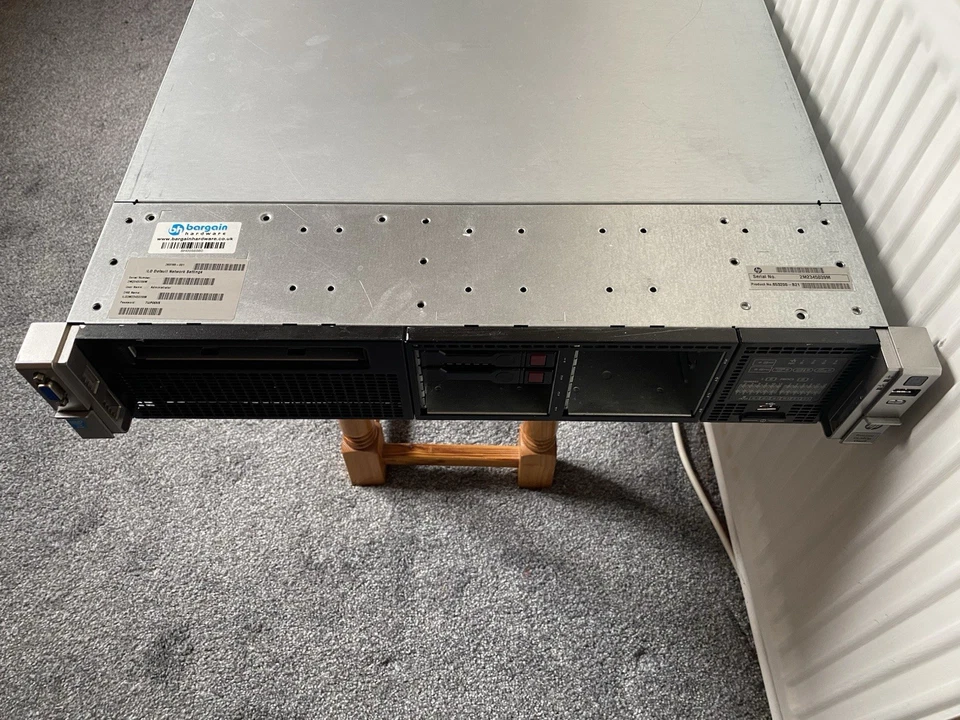 HP ProLiant DL380p Gen8 Rack Server Intel Xeon x2  & x2 150gb HDD with 12 GB RAM - Image 2 of 4