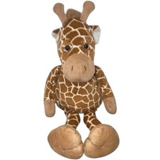 Russ Berrie Giraffe Plush Soft Toy 13” Brown Tan Stuffed Animal